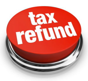 tax refund button