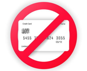 credit card ban