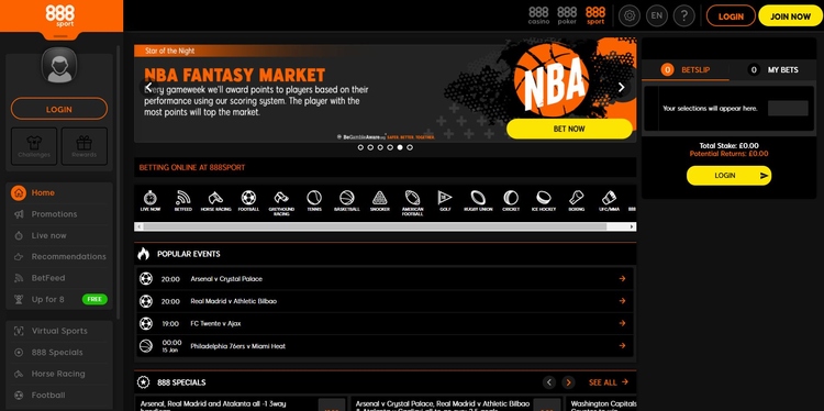 888 New Sports Betting Platform