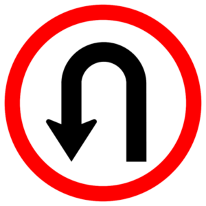 reverse street sign