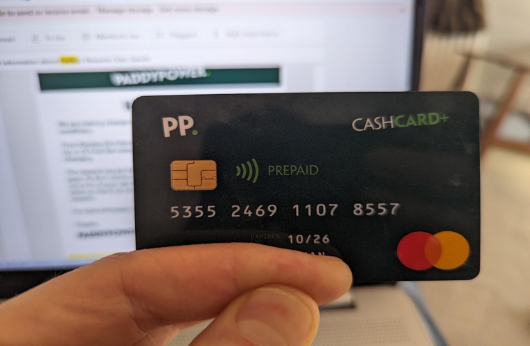 Paddy Power Cash Card Plus Ending